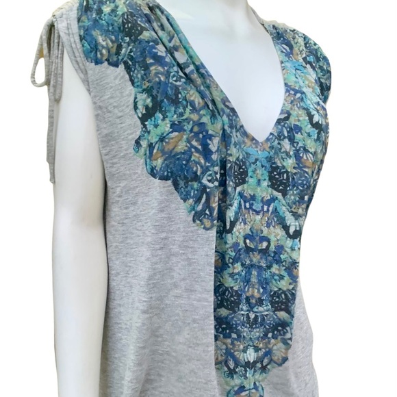 FREE PEOPLE BOHO ABSTRACT SHIRT - Picture 5 of 12